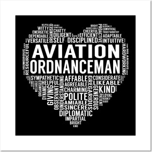 Aviation Ordnanceman Heart Posters and Art